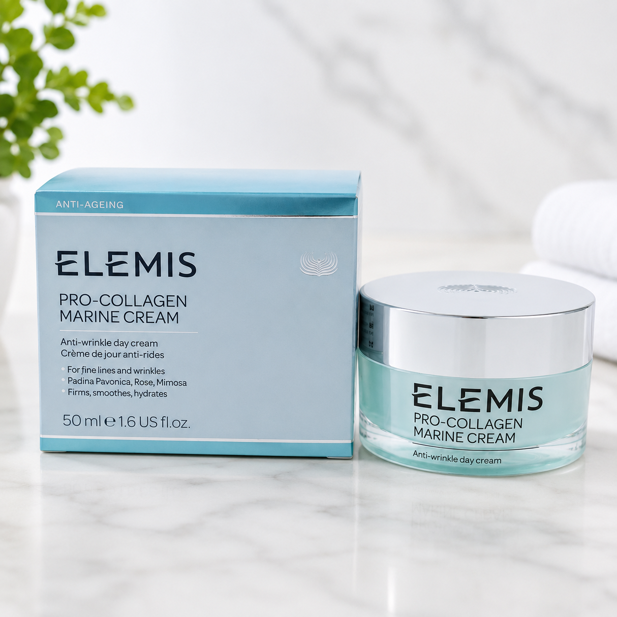Elemis Pro-Collagen Marine Cream Day 1.6 oz / 50 ml 100% AUTHENTIC New Box