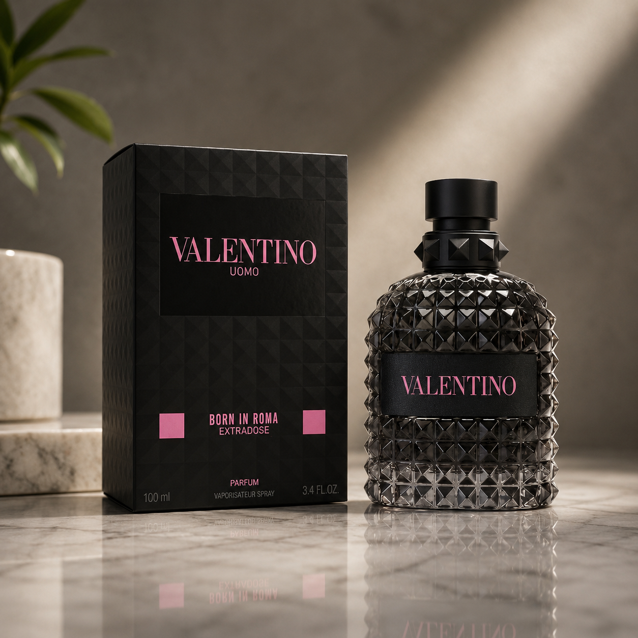 Valentino Uomo Born in Roma Intense 3.4 oz / 100 ml EDP Men's Perfume New In Box