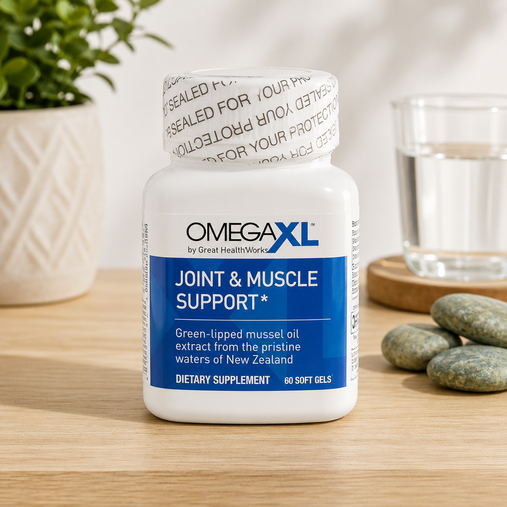 Omega XL 60 Soft Gels Great Health Works Joint Pain Relief Exp 2/2028