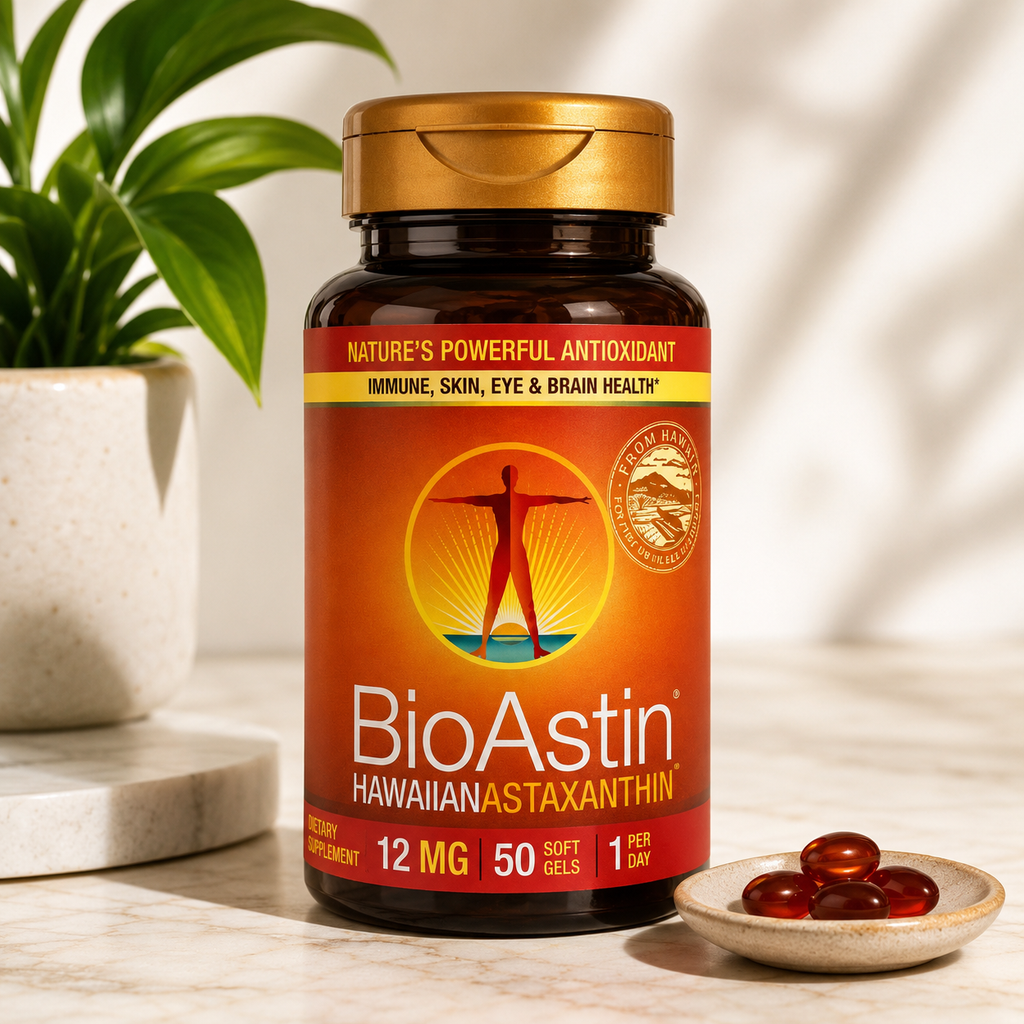 Hawaiian ASTAXANTHIN VEGAN Formula Supports Joint Skin Eye Health 120CT